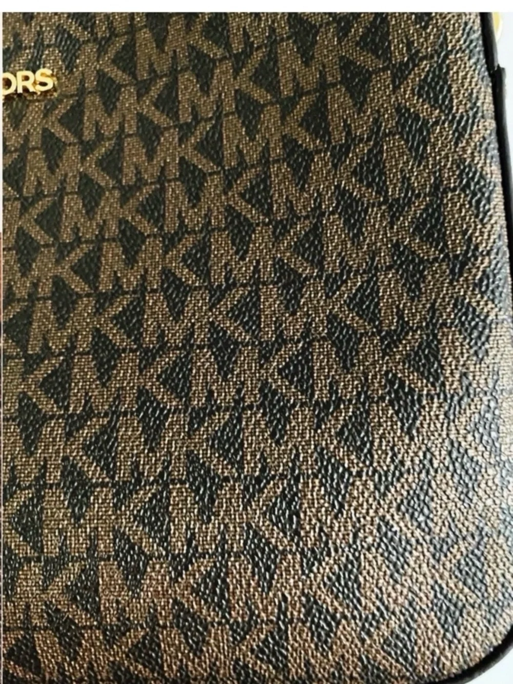 MICHAEL KORS Brown Logo Signature Crossbody Bag - Picture 9 of 11